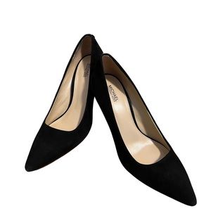 MICHAEL Michael Kors- black suede heel. Size 8.5
